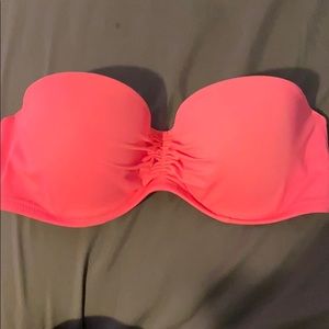 Pink bikini top
